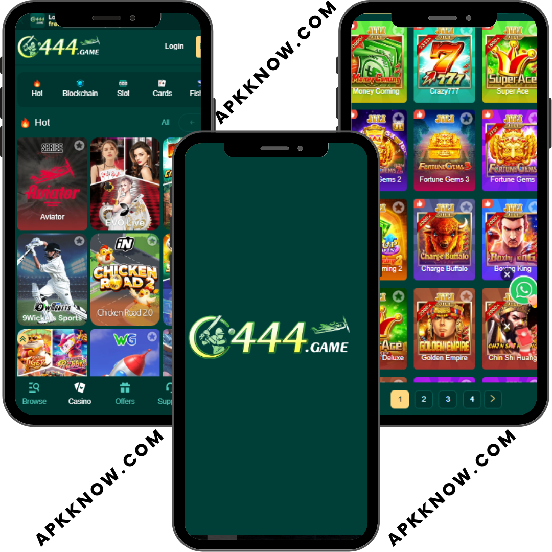 C444 Game APK download screen