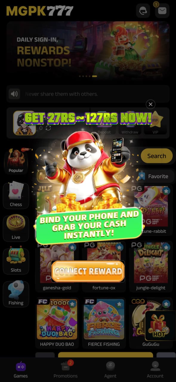 MGPK777 Game modern online earning platform