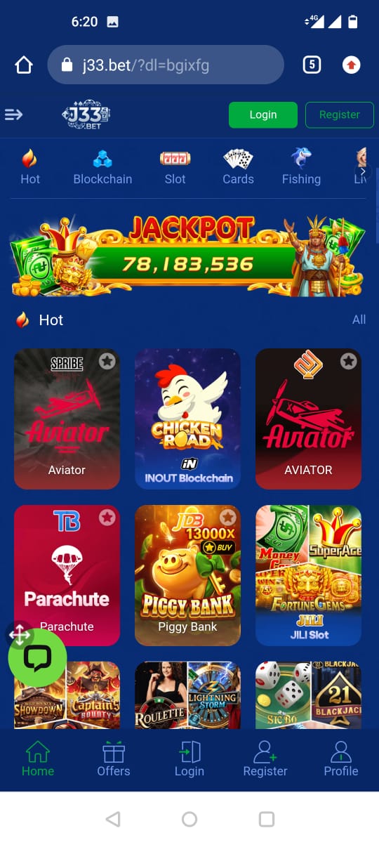 Games In J33 Bet Download