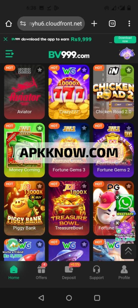 Popular Games In Bv999 Com App